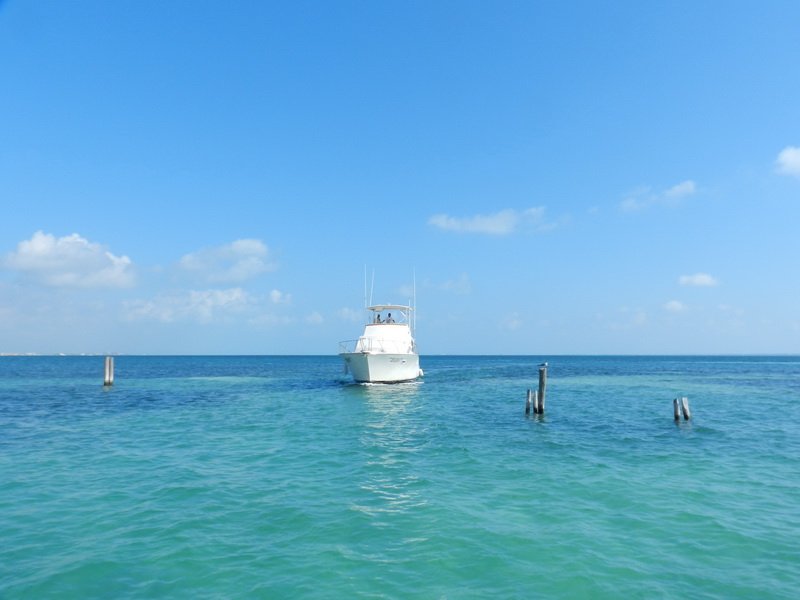 Querida del Mar 48 ft Hatteras fishing cockpit with fighting chairs trolling gear Cancun