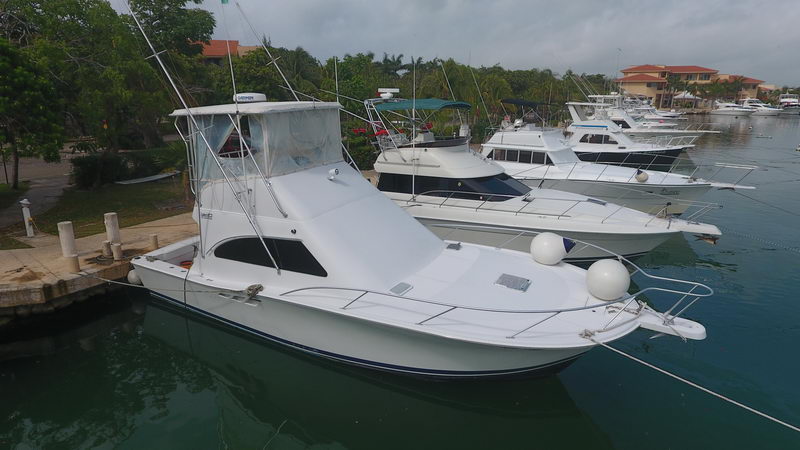 Luhrs 38 ft Wahoo fishing yacht at Puerto Aventuras marina Riviera Maya sport fishing and snorkeling charter" loading="lazy" decoding="async"></p>Luhrs 38 ft Wahoo fishing yacht charter docked at Puerto Aventuras marina Riviera Maya deep-sea marlin sailfish" loading="lazy" decoding="async">Luhrs 38 ft fishing boat stern fishing gear at Puerto Aventuras marina Playa del Carmen charter" loading="lazy" decoding="async">Riviera Maya sport fishing rental