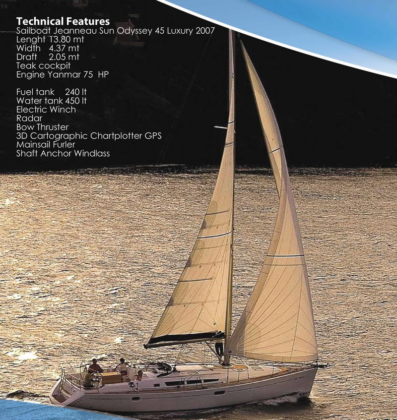 Jeanneau Sun Odyssey 45 luxury 