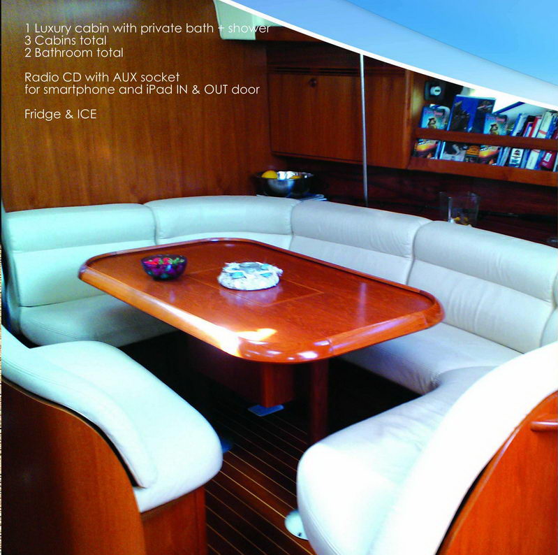 Jeanneau Sun Odyssey 45 Topazia II sailing near 