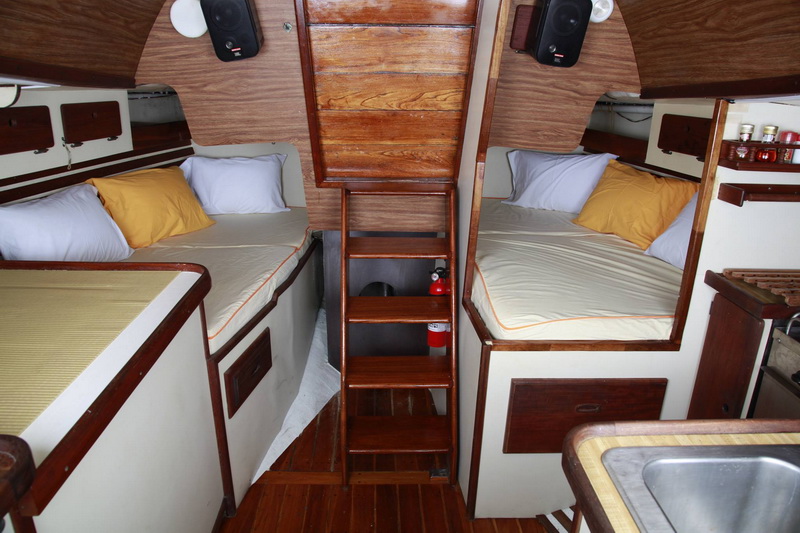 Sailboat inside